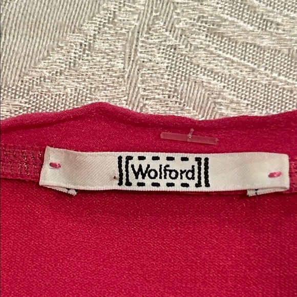 Vintage Wolford Pink bodysuit with bow size extra small - Picture 2 of 8